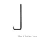 EXHAUST HANGER UNIVERSAL 3/8INx2IN ROD 8IN LENGTH 90 DEGREE JHOOK