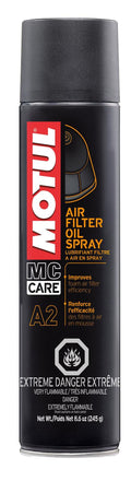 ~(0.8 lbs. 2X2X9)~ A2 AIR FILTER OIL SPRAY 12X0.400L US CAN