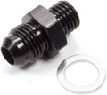 Fragola -6AN x 9/16-24 Male Adapter-Holley - Black