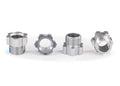 STUB AXLE NUT ALUMINUM (GREEN-ANOD
