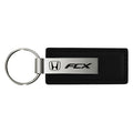 FCX BLACK LEATHER KEY FOB