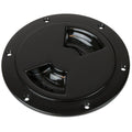 ABS DECK PLATE BLACK SMOOTH 6" QUAR