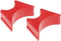 Prothane Universal Shock Reservoir Mounts - 2.5/2.5 Diameter - Red