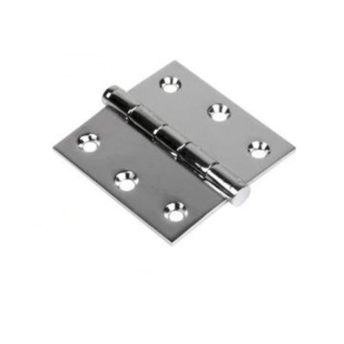 CHROME BRASS REMOVABLE PIN HINGE 2