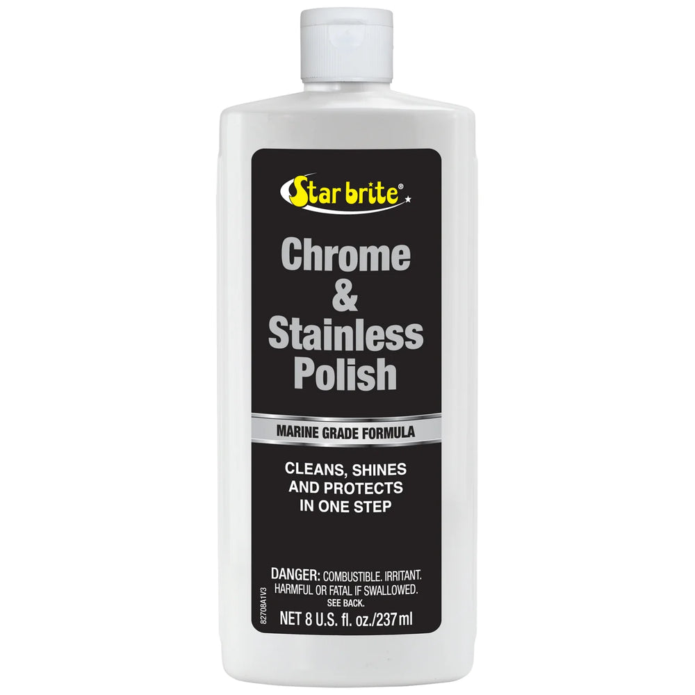CHROME & STAINLESS POLISH 8 OZ.