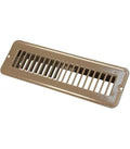 4IN X 10IN FLOOR REGISTER UNDAMPERED METAL BROWN