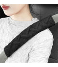 SEATBELT PAD/MEMORY FOAM/GREY 4PK