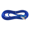 RCA CABLES CLEAR BLUE 4M COMPACT ENDS - EACH