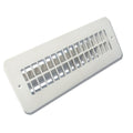 FLOOR REGISTER UNDAMPERED POLAR WHITE