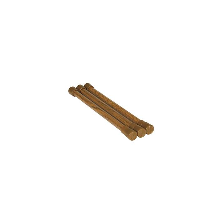 CUPBOARD BAR 10IN TO 17IN OAK 3PK