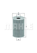 Mahle Oil Filter VOLKSWAGEN TRANSPORTER 4 CIL. 2.0L TDI 2010-> VW AMAROK 4 CIL. 2.0L TDI
