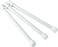 CUPBOARD BAR 10IN TO 17IN WHITE 3PK