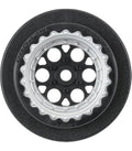 WHEELS WELD CHROME WITH BLACK (REA