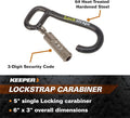 LOCKSTRAPS CARIBINER