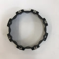 RACELINE 934 943 944 SATIN BLACK SHORT BASE OF CAP - HEIGHT REDUCER - FITS 8X180