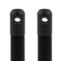 L/W Aluminum Hood Pins 1/2in Black 2pk
