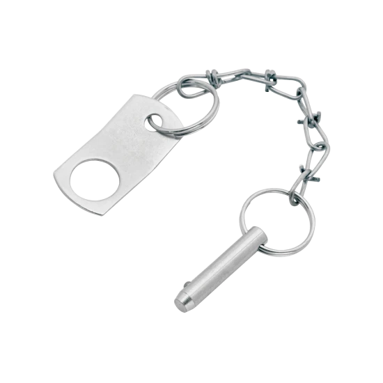 PIN/LANYARD-5/16" W/4 LINK CHAIN &