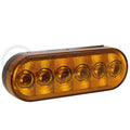 LIGHT,6IN,OVAL,TURN&PARK, 6 LED,AMB