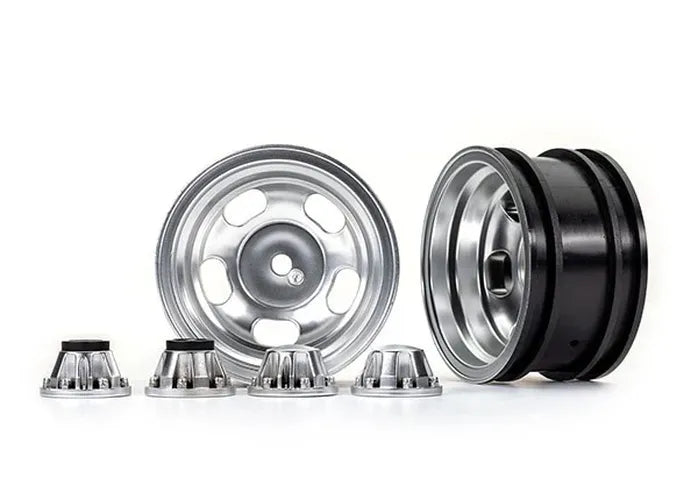 WHEELS 2.2' SATIN CHROME (2)/ CEN