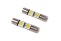 Diode Dynamics 28mm SMF2 LED Bulb - Red (Pair)