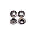 WHEEL COVERS SATIN BLACK CHROME (4