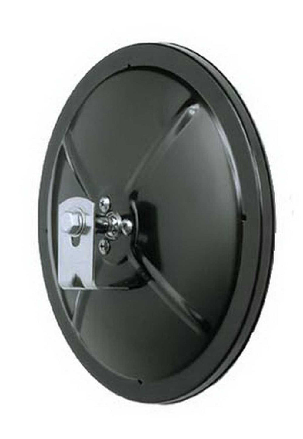 6 ROUND CONVEX BLACK