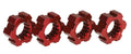 WHEEL HUBS HEX ALUMINUM (RED