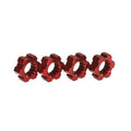 WHEEL HUBS HEX ALUMINUM (RED