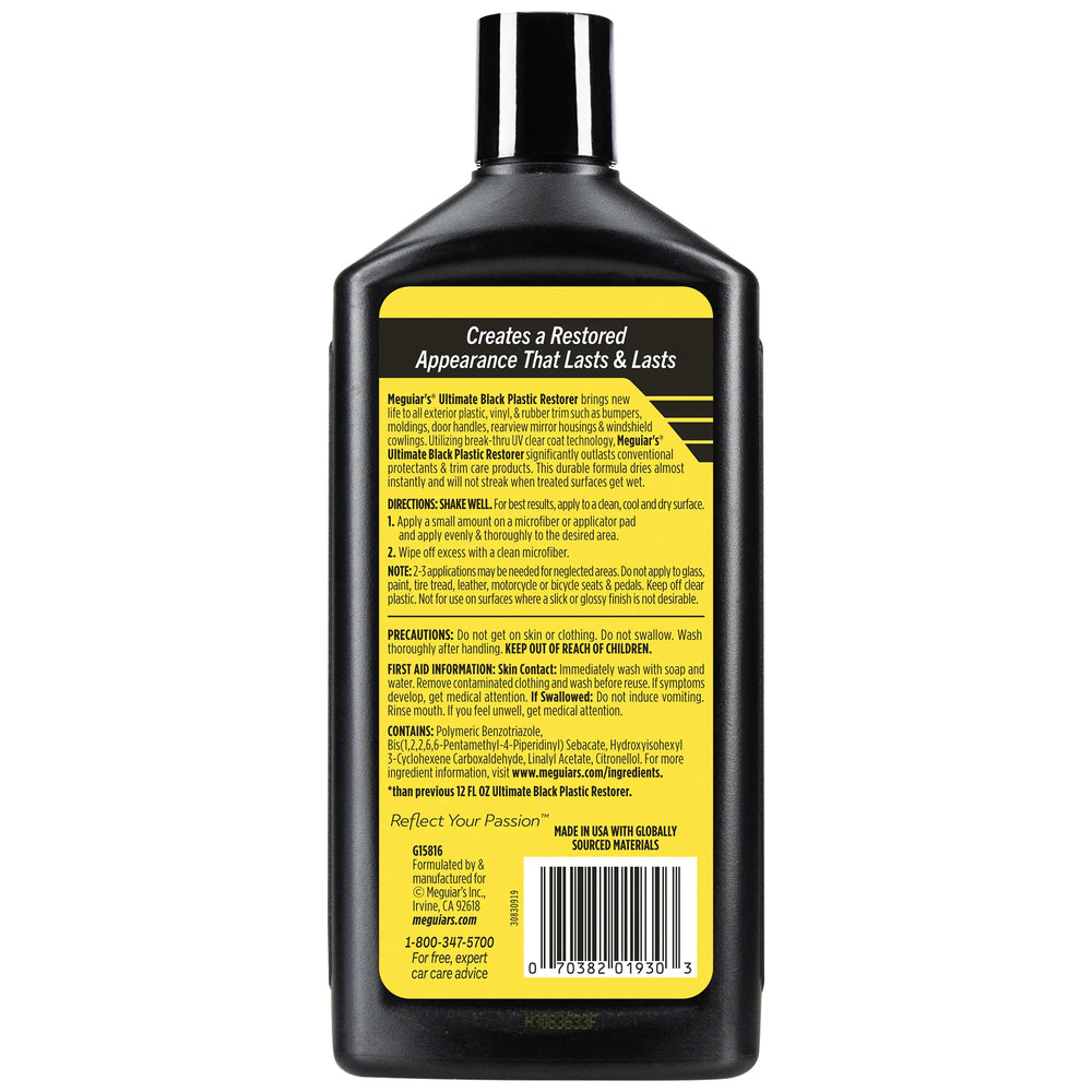 ULTIMATE BLACK PLASTIC RESTORER-16O