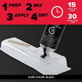 PLASTICBONDER (BLACK) CARDED 25ML RESEALABLE SYRINGE