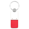 CHEROKEE DUO LEATHER KEY FOB - RED