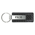 FX35 CARBON FIBER LEATHER KEY FOB -