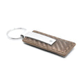 JEEP TAUPE CARBON FIBER LEATHER KEY