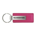 GLADIATOR LEATHER KEY FOB - PINK