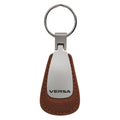 VERSA LEATHER TEARDROP KEY FOB - BR