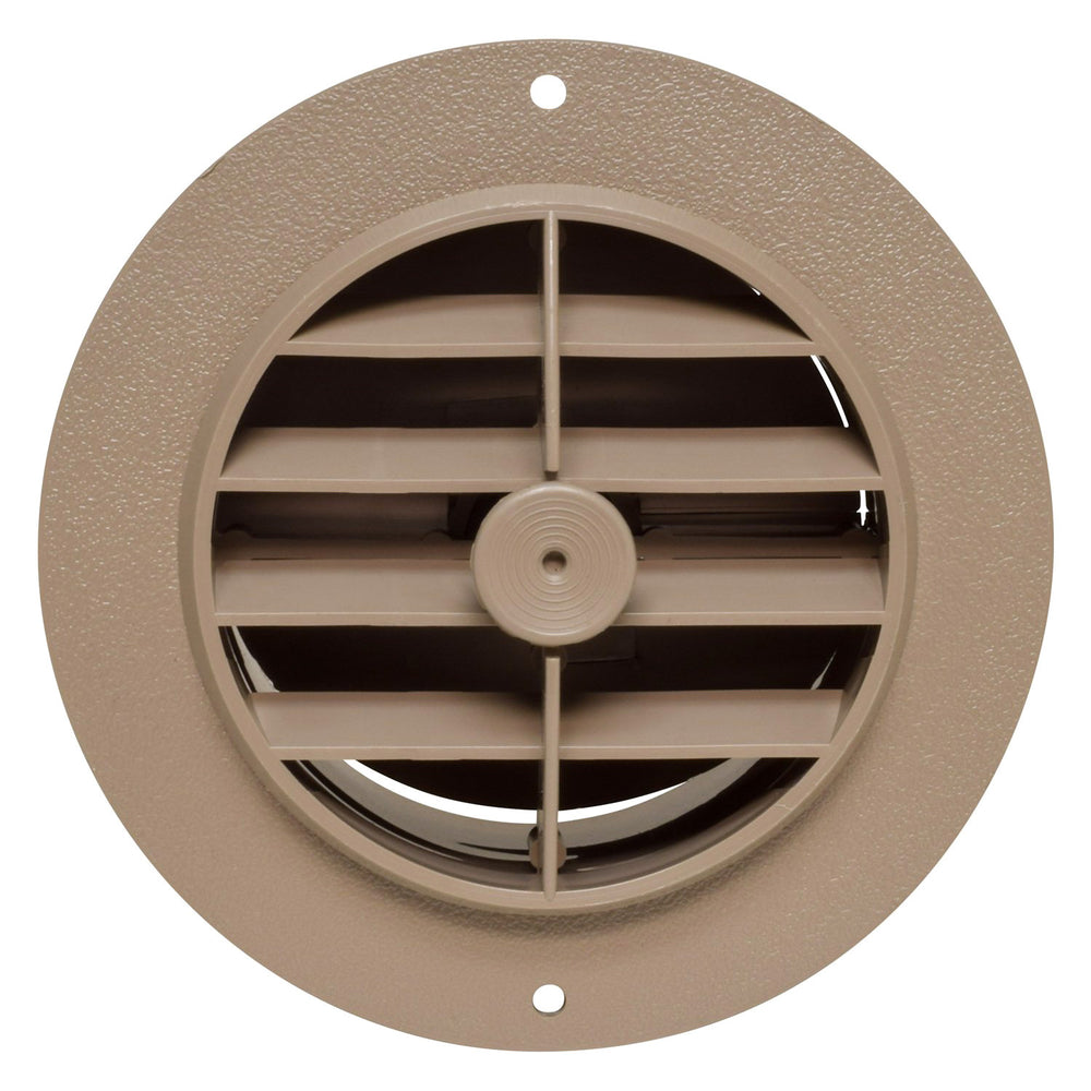 ROUND REGISTER BEIGE CARDED