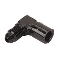 Fragola -4ANx 1/8 FPT x 90ft Gauge Adapter - Black