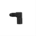 Fragola -4ANx 1/8 FPT x 90ft Gauge Adapter - Black