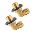 BRASS FITTING, T CONNECTOR, 1/4" IN