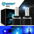2IN1 LED BULB T10 & BA15S CONNECTORS W/36 LEDS WARM WHITE