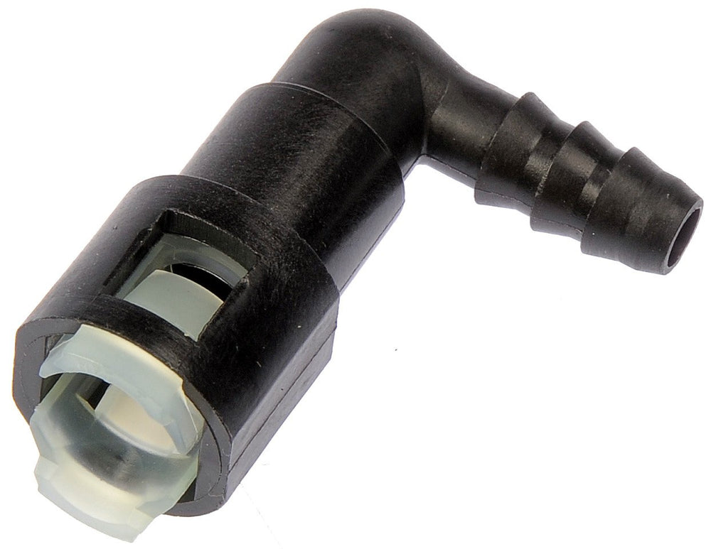FUEL LINE QUICK CONNECTOR THAT ADAPTS 5/16IN STEEL TO 5/16IN NYLON TUBING