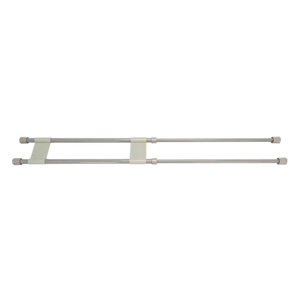 BAR REFRIGERATOR DOUBLE 16IN TO 28IN GRAY (E/F)