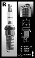 Spark Plug Silver Racing