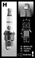 Spark Plug Silver Racing