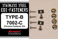 EDI FASTENERS KIT TYPE B CHROME