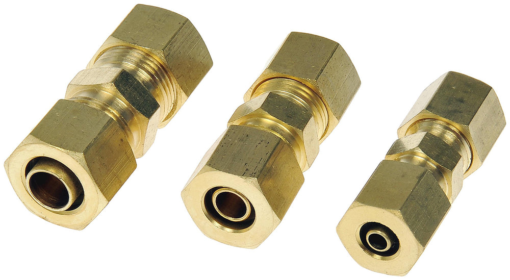 Fuel Line: Fuel Line Connector; assortment; 1/4 inch, 5/16 inch and 3/8 inch; pack of three