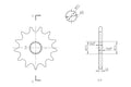 BikeMaster Front Sprocket 520 13T