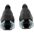 FUEL LINE QUICK CONNECTOR THAT ADAPTS 3/8IN STEEL TO 5/16IN NYLON TUBING