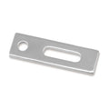 Bikers Choice Flat Chrome Exhaust Support Bracket 7/8 X 4 3/4 Inch Universal Custom