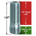 Gorilla WHEEL STUD 1/2 - 14-1.50 1.87in LEN BAG